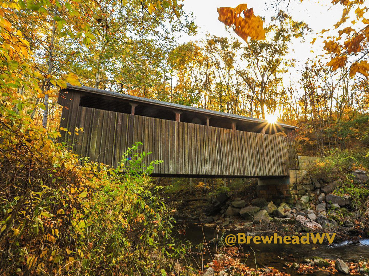 herns mill covered bridge greenbrier county wv
