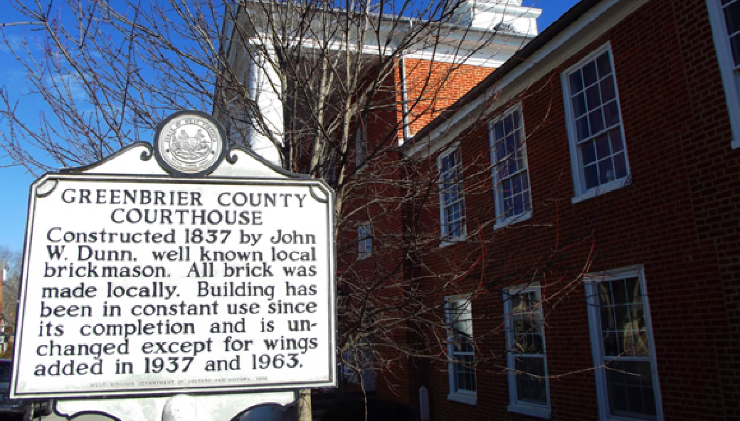 Greenbrier county courthouse