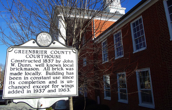 Greenbrier county courthouse