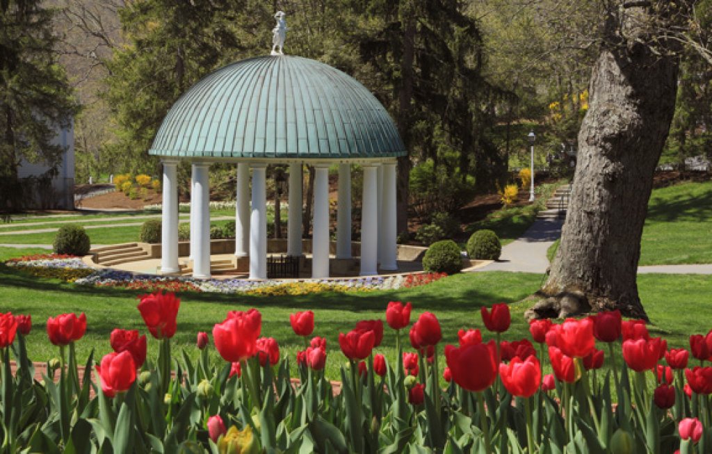 Garden's gazebo.