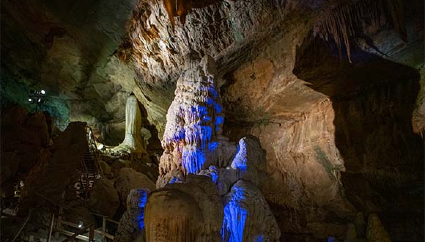 Inside the Lost World Caverns