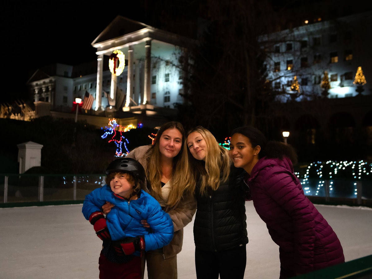 skating rink at the greenbrier resort 1200x900