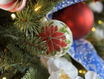 Christmas bulb on a tree