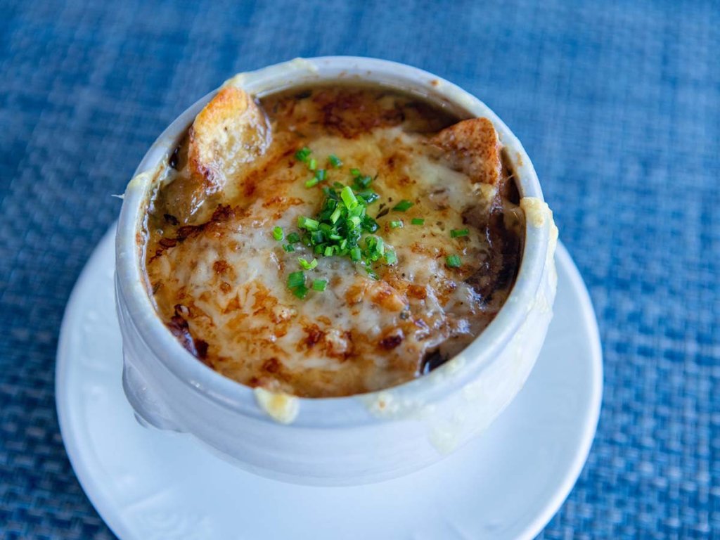 the french goat french onion soup.