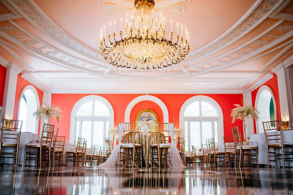 Reception Hall at The Greenbrier Resort.