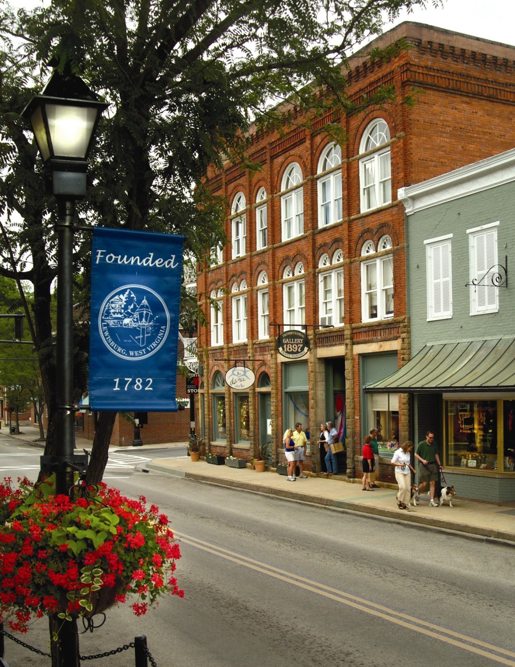 Downtown Lewisburg.