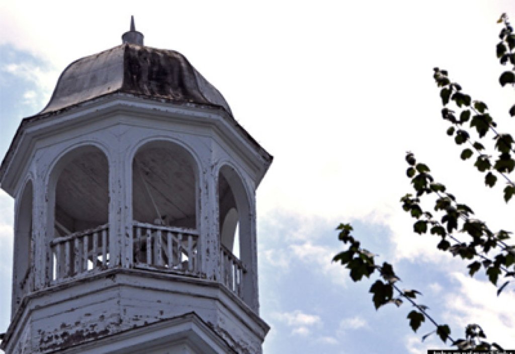 Church steeple.