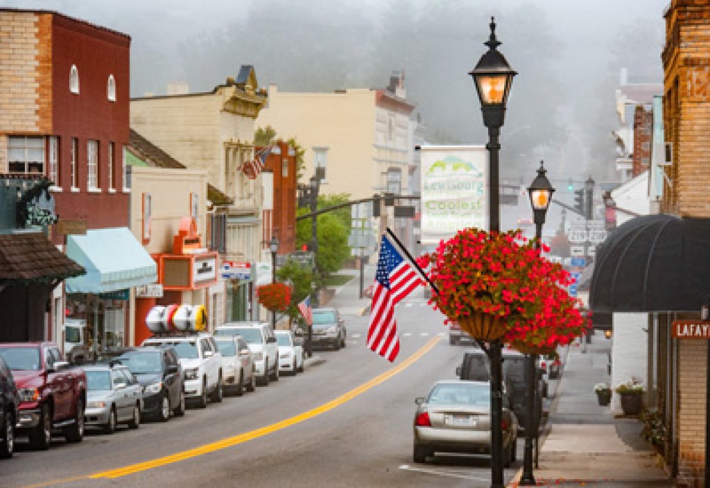 Downtown Lewisburg.