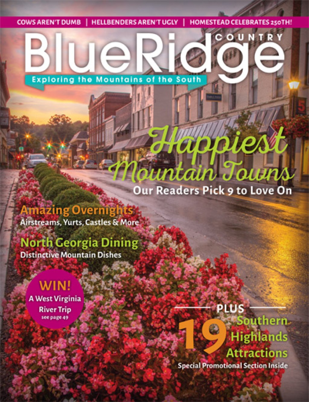 Blue Ridge Country magazine cover.