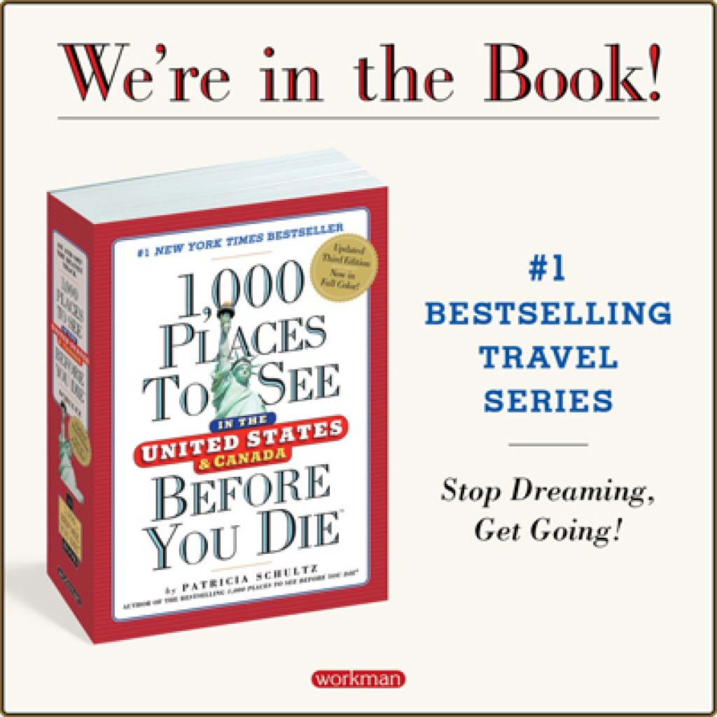 1000 Places to See Before You Die book.