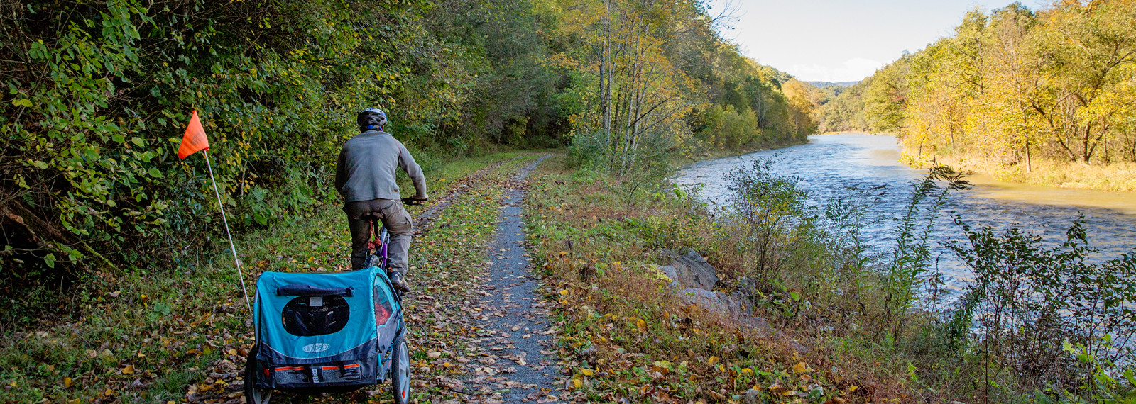 Greenbrier River Trail bike riding