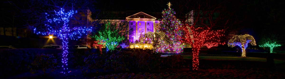 Greenbrier holiday lights